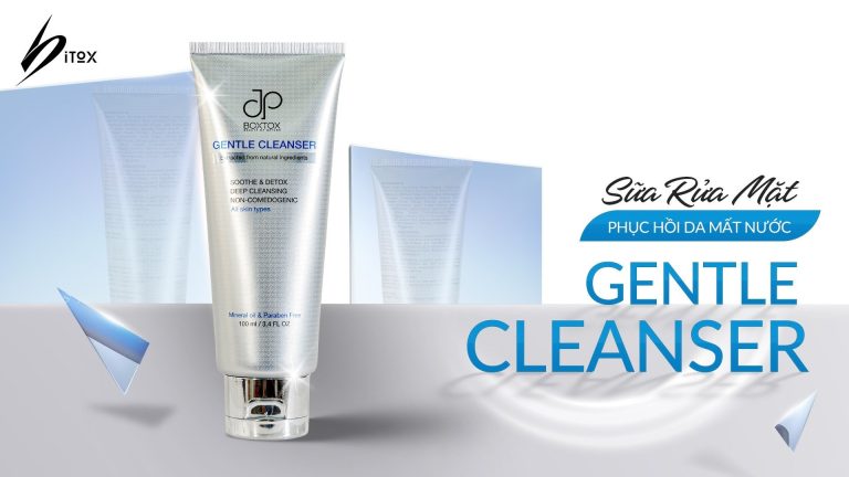 SỮA RỬA MẶT GENTLE CLEANSER BOXTOX PHỤC HỒI DA KHÔ THIẾU ẨM